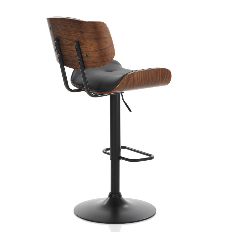 Sgabello Uppsala Black 47X36X54 Cm