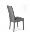 Sedia in pelle sintetica Dada - set da 2 grigio