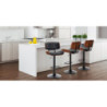 Sgabello Uppsala Black 47X36X54 Cm