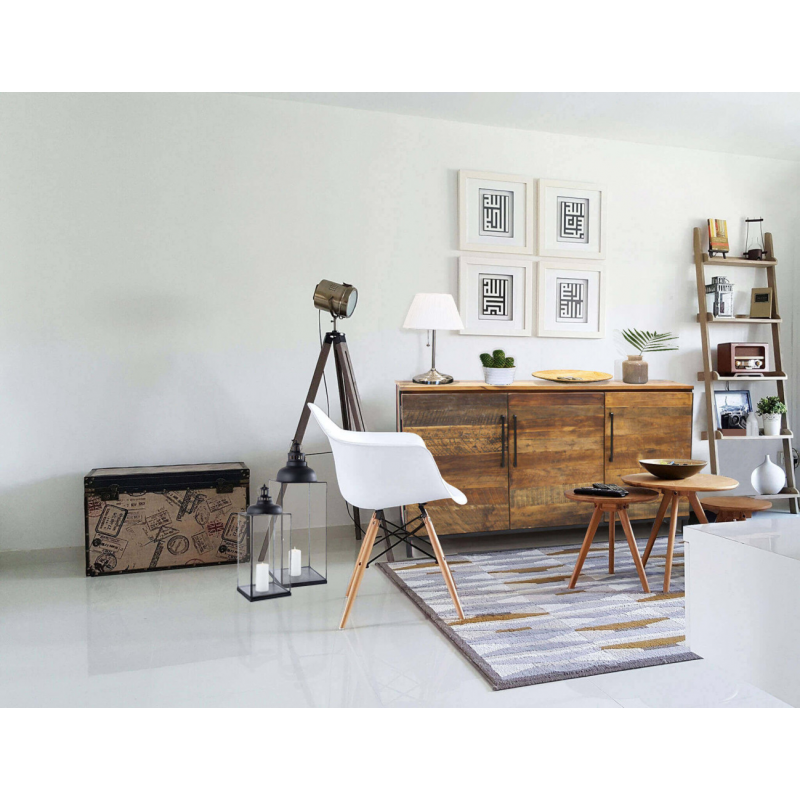 Mobile Bram 3 ante legno e metallo 150x40x86 cm