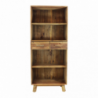 Libreria Alyce legno pino riciclato marrone 80x40x190h