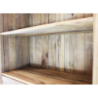 Libreria Alyce legno pino riciclato marrone 80x40x190h