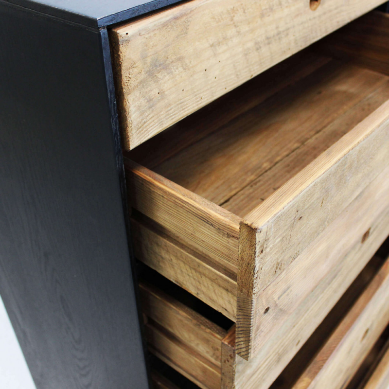 Cassettiera Amabel legno mango marrone 60x35x130h