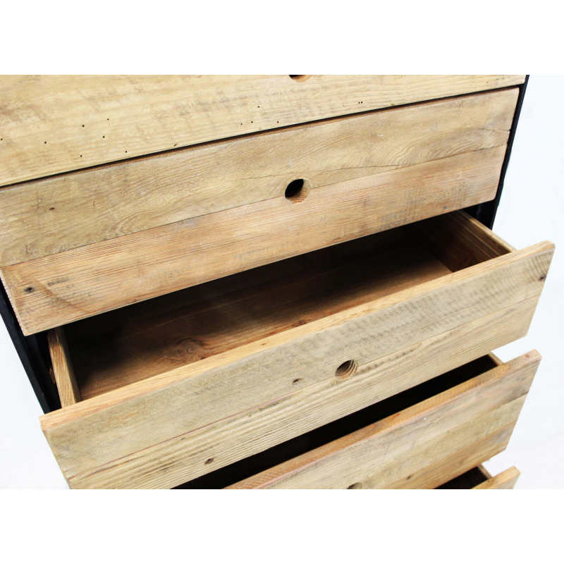 Cassettiera Amabel legno mango marrone 60x35x130h