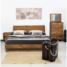 Cassettiera Amabel legno mango marrone 60x35x130h