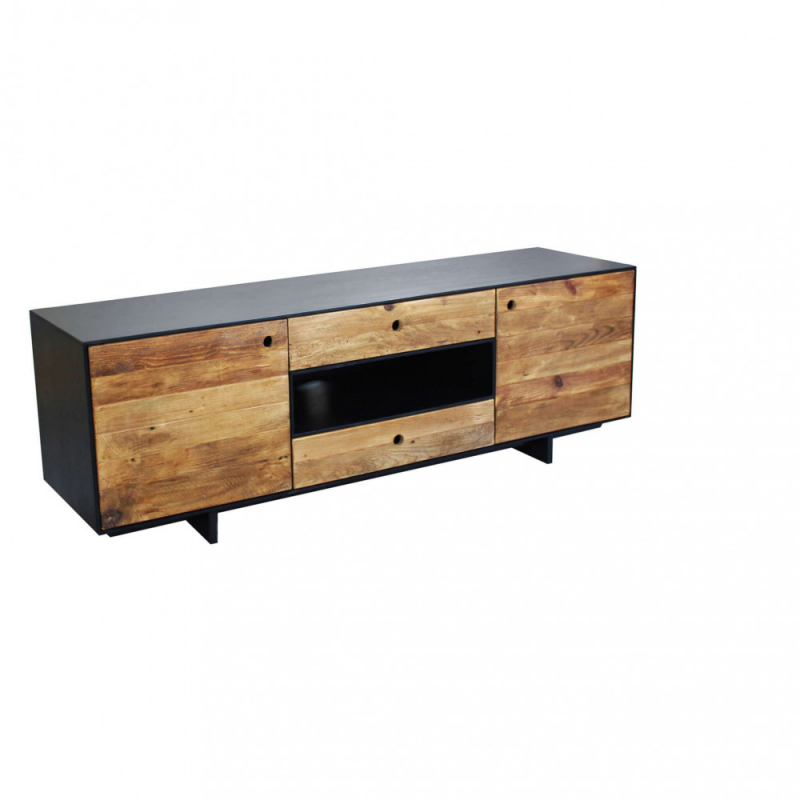 Porta TV Edgar legno mango marrone 160x40x55h
