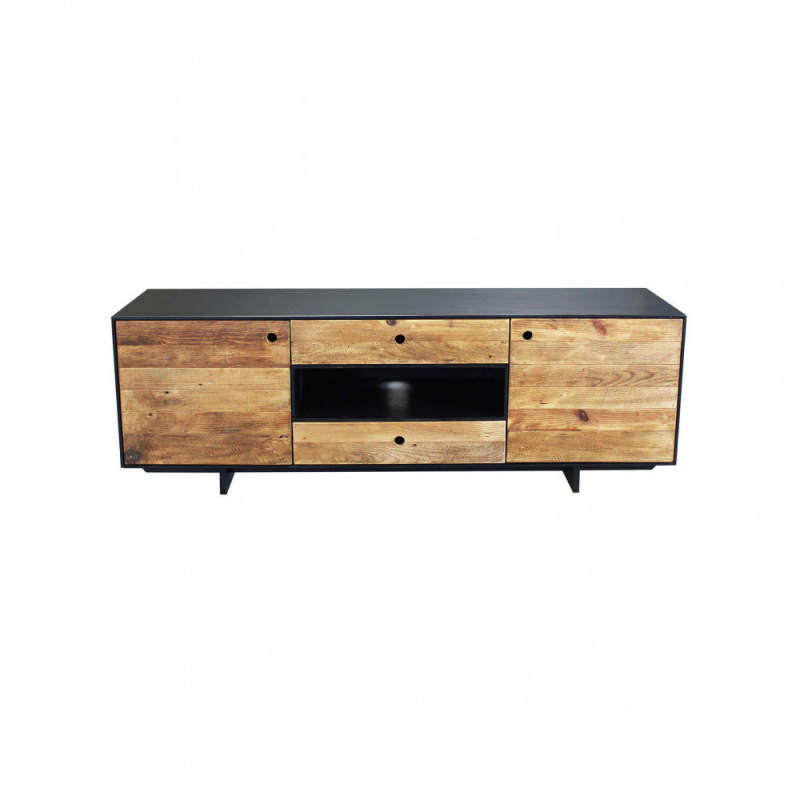 Porta TV Edgar legno mango marrone 160x40x55h