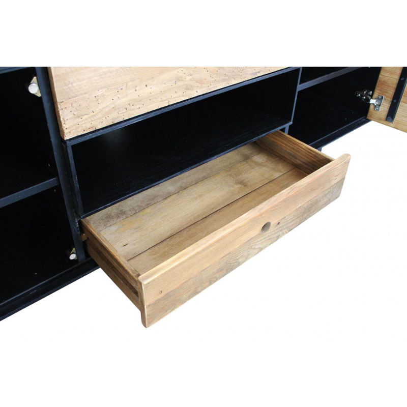 Porta TV Edgar legno mango marrone 160x40x55h