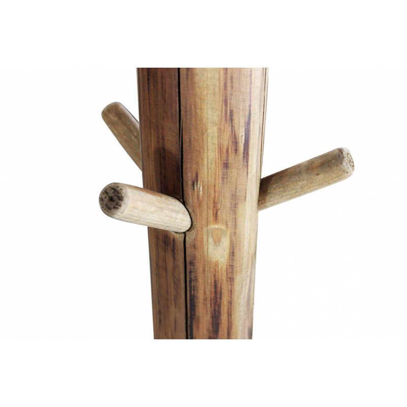 Appendiabiti Elroy bianco marrone moderno per ingresso casa