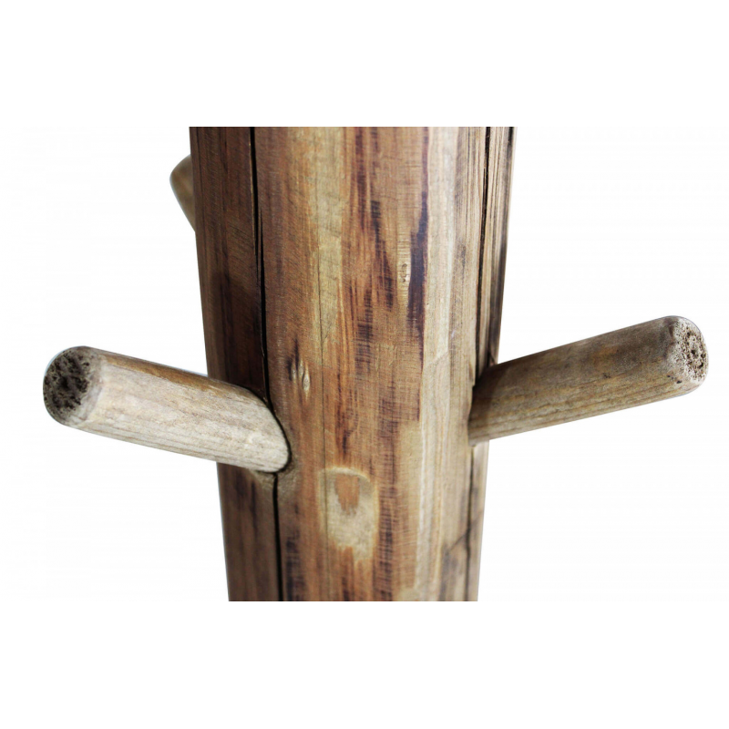 Appendiabiti Elroy bianco marrone moderno per ingresso casa