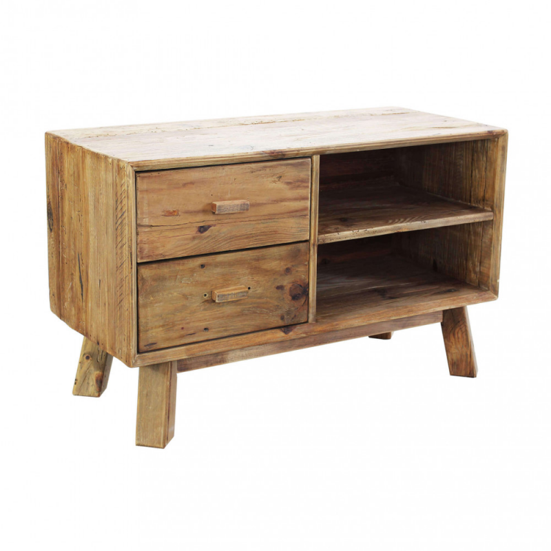 Mobile Elsdon legno mango marrone 90x40x80h