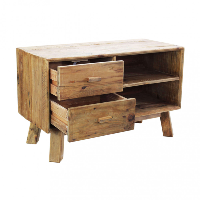 Mobile Elsdon legno mango marrone 90x40x80h