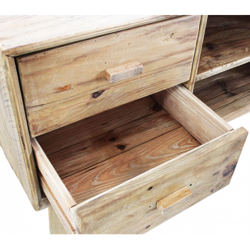 Mobile Elsdon legno mango marrone 90x40x80h