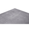 Tavolo Amantea 220x100 Alluminio Antracite Piano Resina Grigio Moia