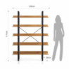 Libreria Cukin 5 Evo 125 X 35 H10,5 Cm