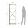 Libreria Cukin 6 Evo 189 X 32,5 H9,5 Cm