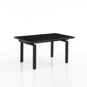 Zoom Tavolo Allungabile Devin Black Marble 153X100X16 Cm