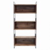 Libreria Allison moderna naturale per soggiorno studio casa