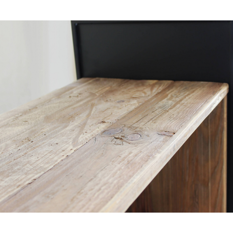 Libreria Allison moderna naturale per soggiorno studio casa