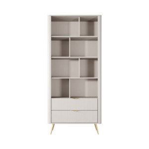Libreria Gretha Beige 9 X 185 X 47 Cm