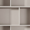 Libreria Gretha Beige 9 X 185 X 47 Cm