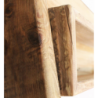 Scaffale da bagno Biddy compatto bianco 3 ripiani salvaspazio