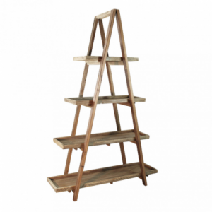 Libreria Callie moderna compatta legno ferro per soggiorno casa