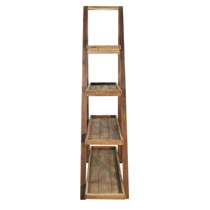 Libreria Callie moderna compatta legno ferro per soggiorno casa