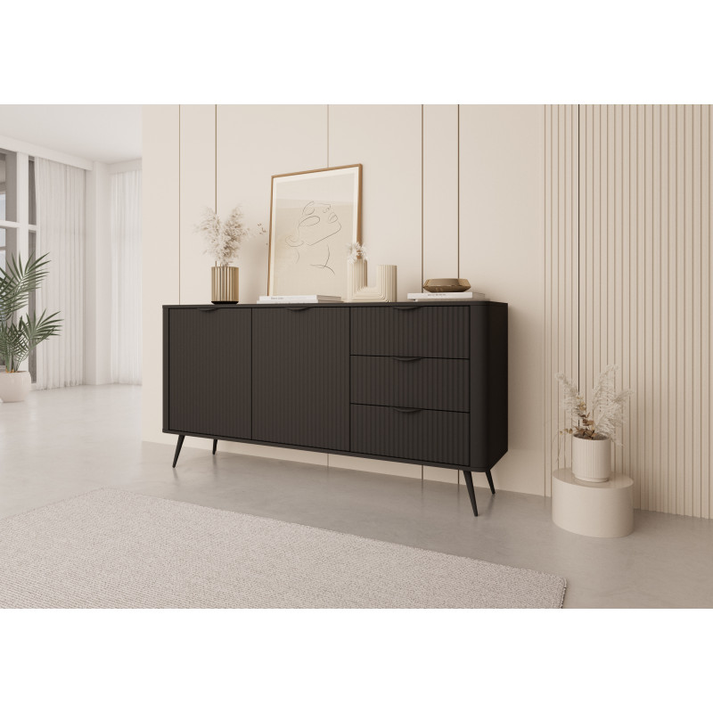 Madia Gretha Black 8 X 175 X 45 Cm
