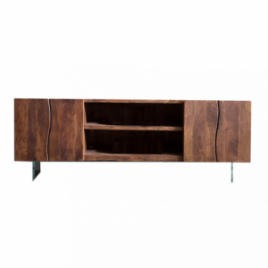 Porta TV Brayden moderno compatto legno robusto per soggiorno casa