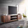 Porta TV Brayden moderno compatto legno robusto per soggiorno casa