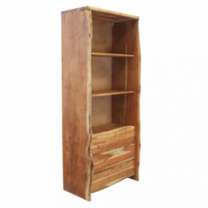 Mobile Brett legno acacia 2 ante 3 cassetti 110x45x80