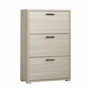 Scarpiera 3 ante a ribalta olmo compatta moderna per casa bagno