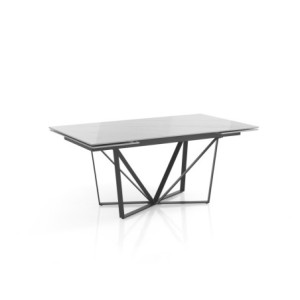 Tavolo Allungabile Spinne White Marble 166X95X13 Cm