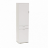 ARMADIO CON 2 ANTE E 1 CASSETTO BIANCO