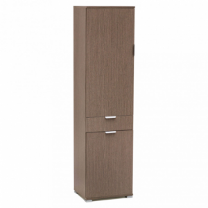 ARMADIO CON 2 ANTE E 1 CASSETTO ROVERE GRIGIO