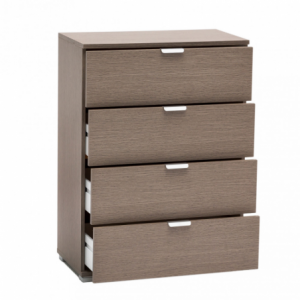 Zoom CASSETTIERA 4 CASSETTI ROVERE GRIGIO