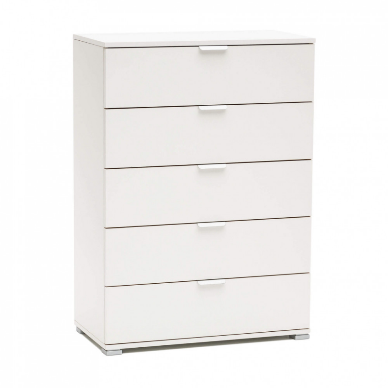 Mobiletto 5 cassetti bianco – Design moderno e salvaspazio