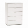 Mobiletto 5 cassetti bianco – Design moderno e salvaspazio