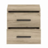 COMODINO DADO ROVERE GRIGIO