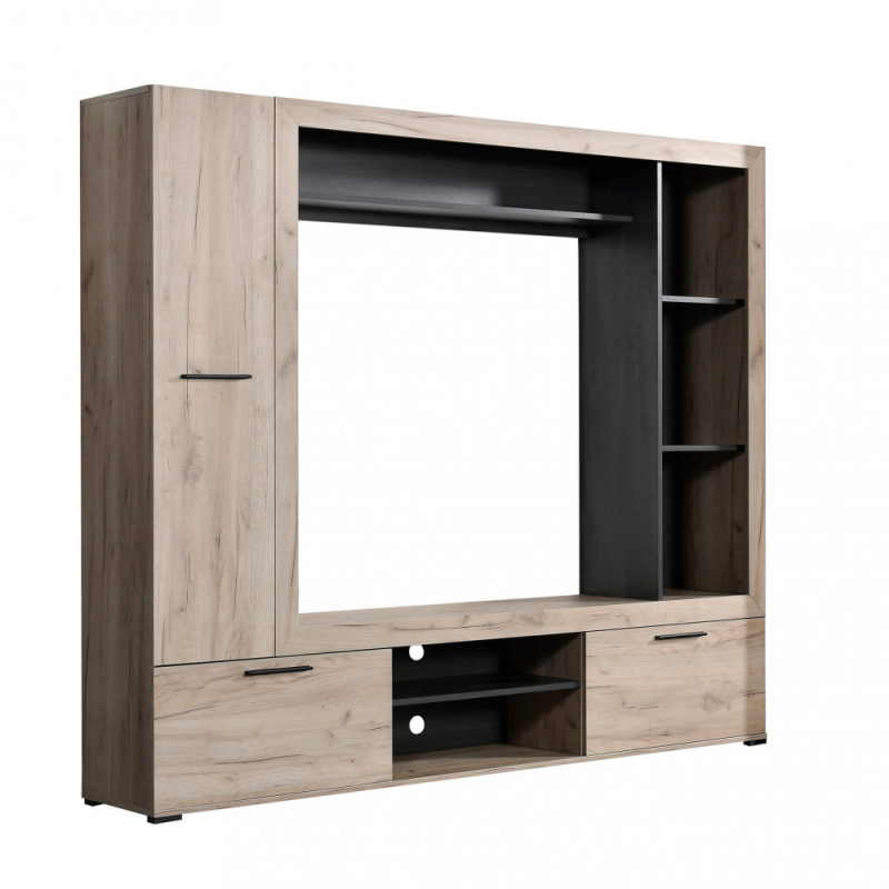 SOGGIORNO LORCA ROVERE GRIGIO CD