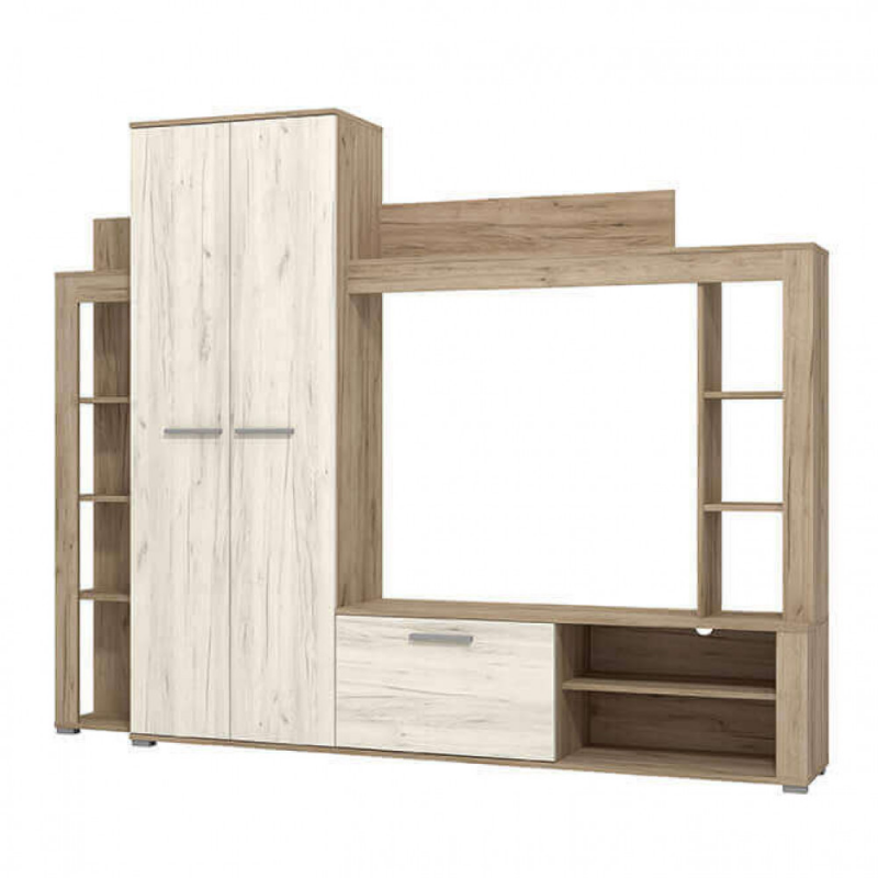 SOGGIORNO TALIN ROVERE GRIGIO E ROVERE BIANCO