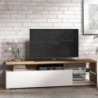 PORTATV ARCTIC BIANCO, ROVERE ARTIGIANO E BIANCO GLOSS