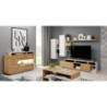Parete Soggiorno Kely White 11,5 X 46,5 H177 Cm