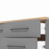 MADIA LISABON ROVERE ARTIGIANO E GRIGIO GRAFITE