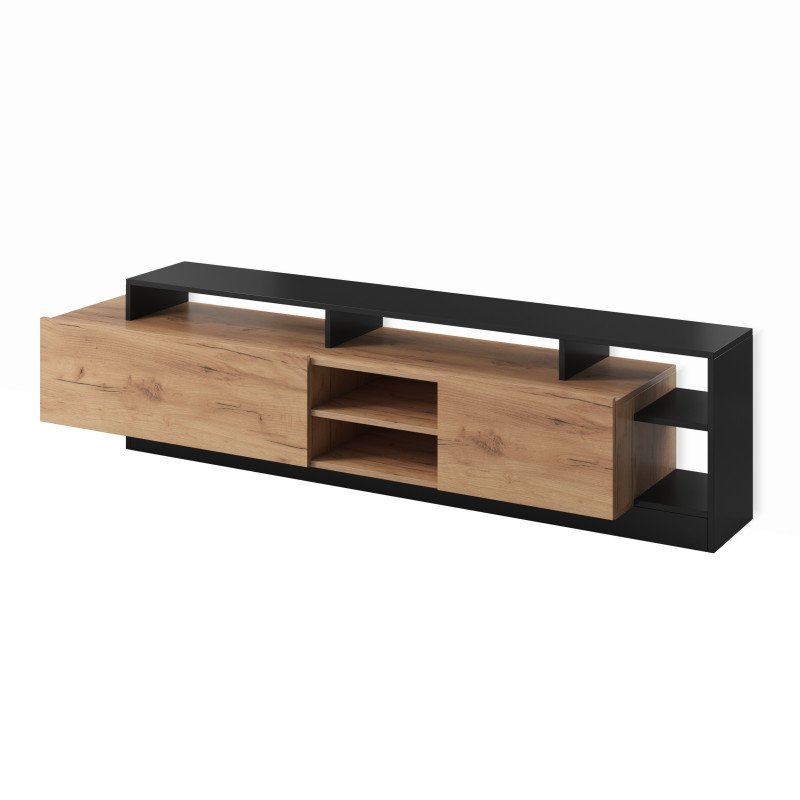Parete Soggiorno Kely Anthracite 11,5 X 46,5 H177 Cm