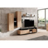 Parete Soggiorno Kely Anthracite 11,5 X 46,5 H177 Cm