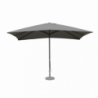 OMBRELLONE MERCURIO 3 X 3 P/C NERO TELO GRIGIO