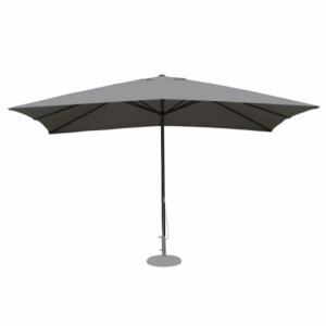 OMBRELLONE MERCURIO 3 X 4 P/C NERO TELO GRIGIO