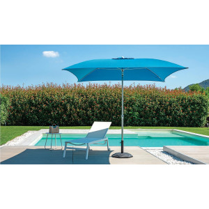 Zoom Ombrellone Ponente Paragon Olefin 2,5 X 2,5 Fusto Alluminio 35/40Mm Made In Italy Moia